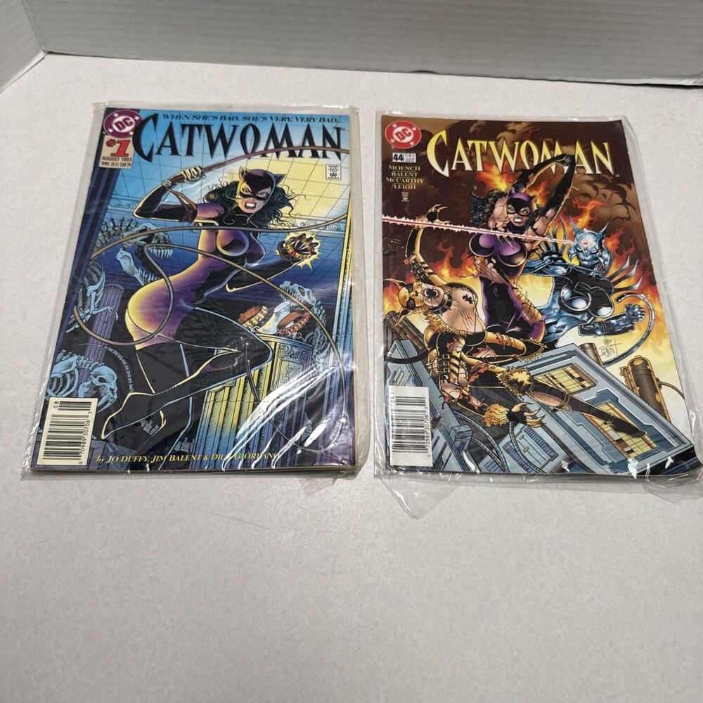 Catwoman #1 (DC Comics August 1993) & Catwoman #44 (DC Comics April 1997)